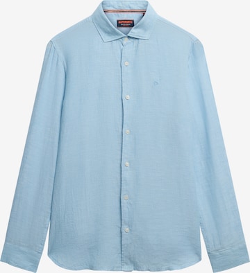 Superdry Overhemd 'Vacation' in Blauw: voorkant