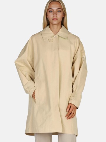 No. 1 Como Between-seasons coat 'CLAIRE' in Brown: front