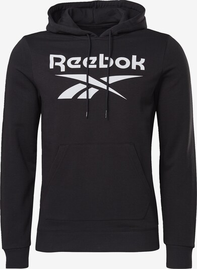 Bluză de molton Reebok Classic pe negru / alb, Vizualizare produs