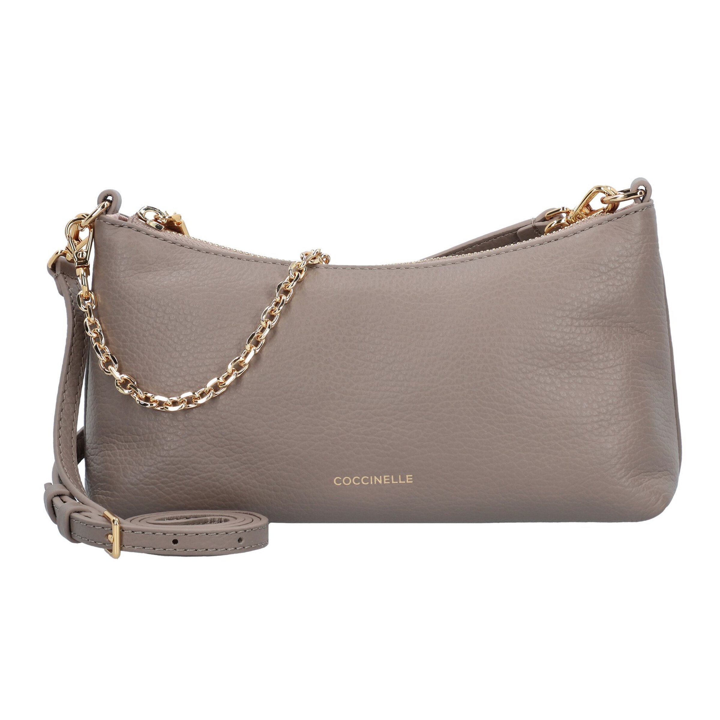 Coccinelle - Bolso de hombro 'AURA' en gris: frente
