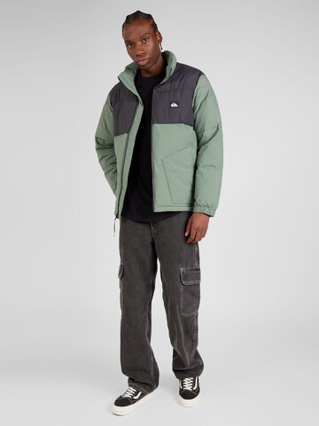 QUIKSILVER Outdoor jacket 'WILD MOUNTAIN' in Green