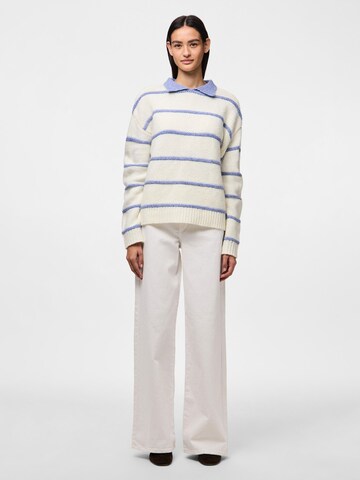 PIECES Pullover i hvid