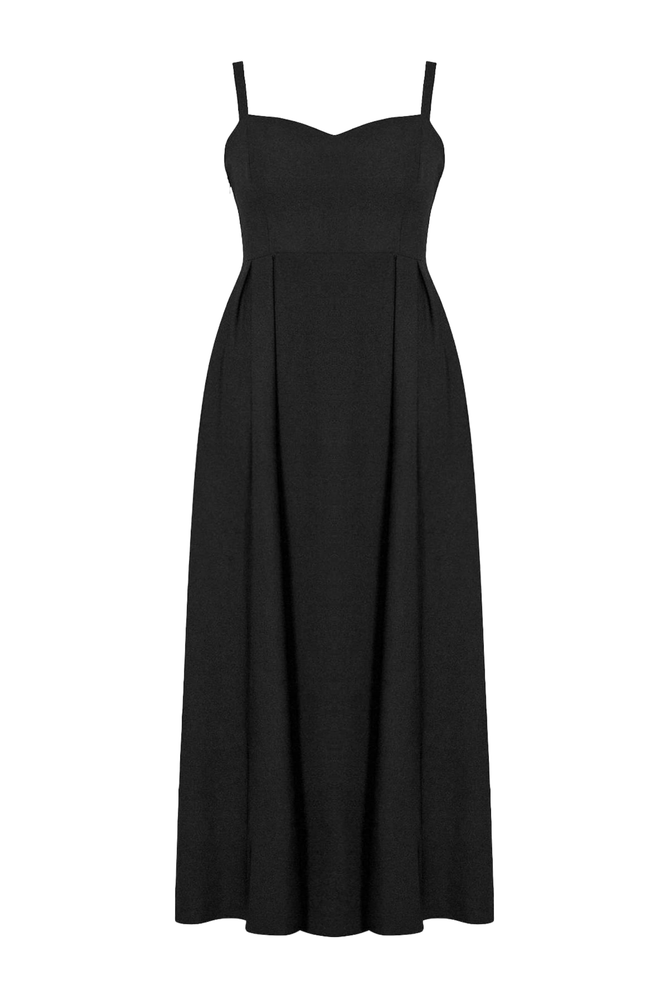 Trendyol Curve Jurk in Zwart: voorkant
