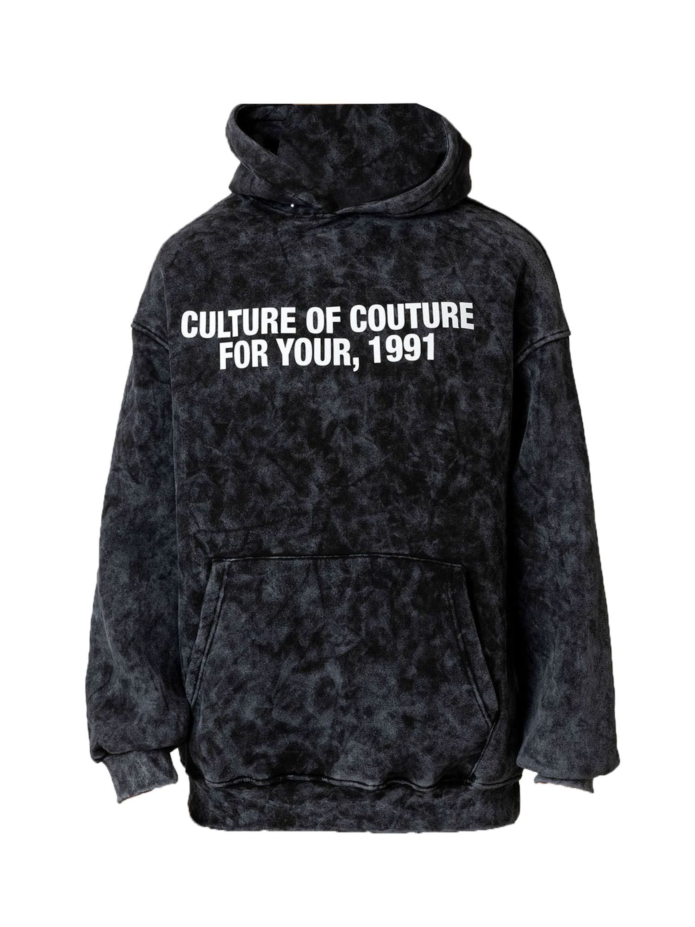 Dandalo Sweatshirt in Schwarz: Vorderseite