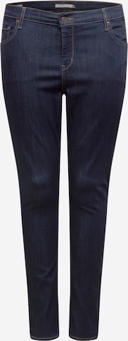 Levi's® Plus Skinny Jeans '721 PL Hi Rise Skinny' in Blau: predná strana