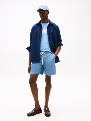 mėlyna TOMMY HILFIGER Marškinėliai 'ITHACA'