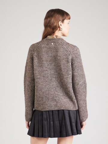 NÜMPH Sweter 'ZINDI' w kolorze brązowy