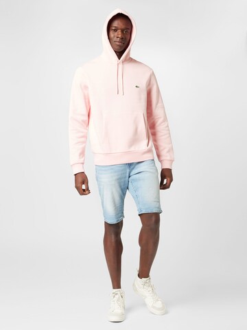 Sweat-shirt LACOSTE en rose