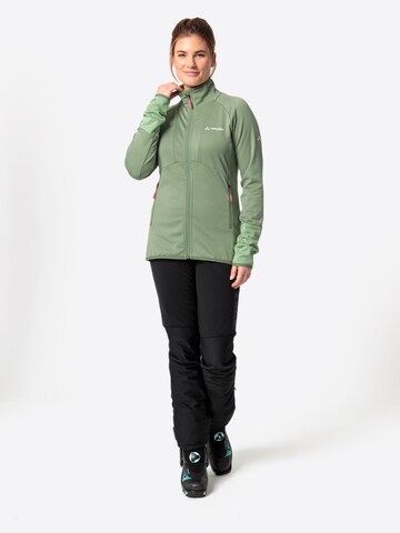 VAUDE Functionele fleece jas 'Monviso' in Groen