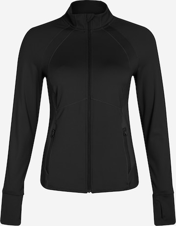 Yvette Sports Športna jakna 'Posie' | črna barva: sprednja stran