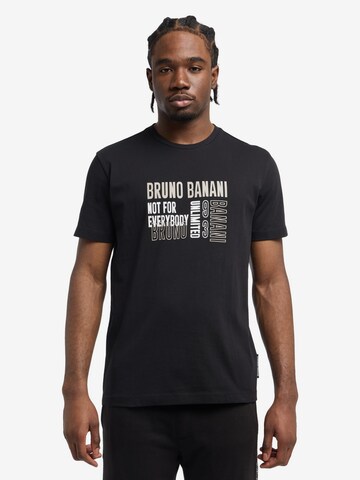 T-Shirt ' CLEMENTS ' BRUNO BANANI en noir : devant