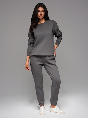 Tapered Pantaloni di Ombre in grigio
