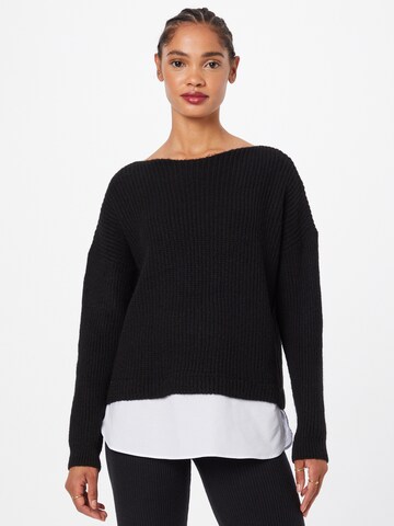 Pull-over ONLY en noir : devant