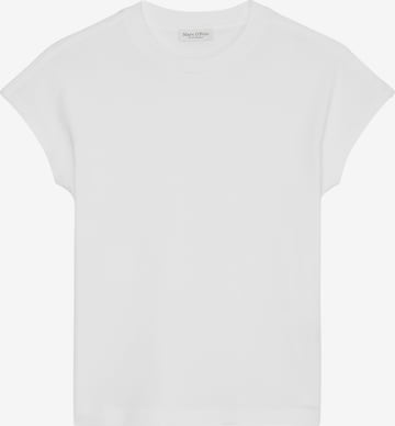 T-shirt Marc O'Polo en blanc : devant