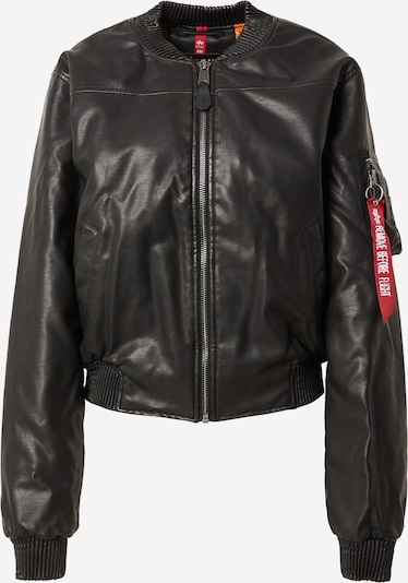 ALPHA INDUSTRIES Välikausitakki 'MA-1 FL' värissä musta, Tuotenäkymä