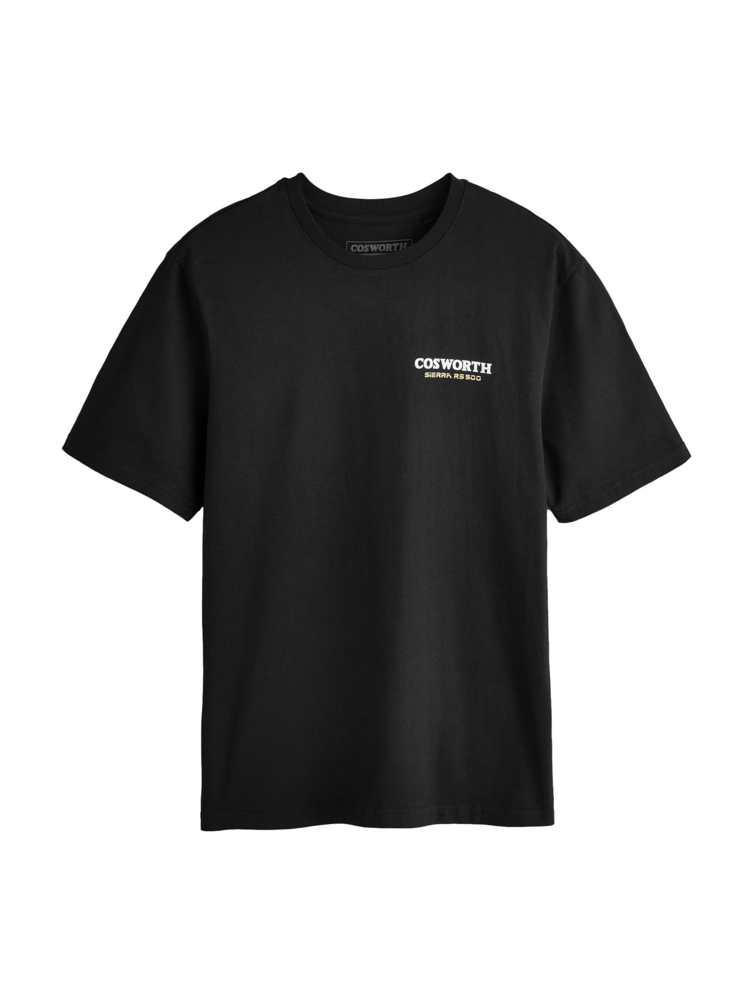 T-Shirt Next en noir : devant