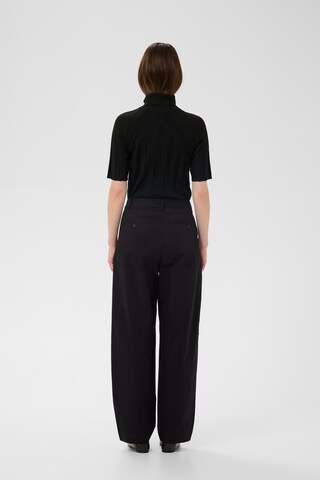 InWear Wide Leg Hose 'TinikkaIW' in Schwarz