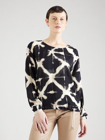 Key Largo Blouse 'JAVA' in Zwart: voorkant