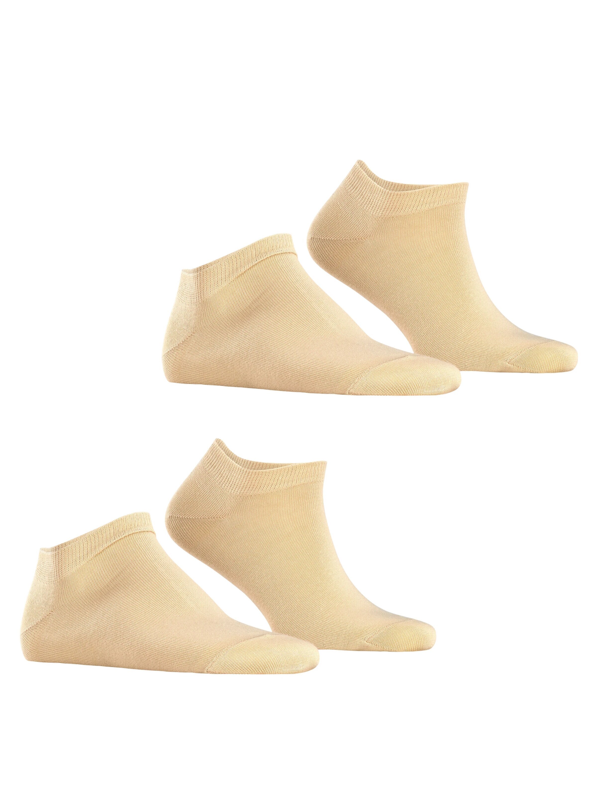 ESPRIT Ankle Socks 'Basic Uni 2-Pack' in Beige