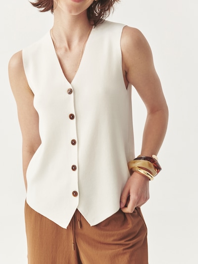 TATUUM Gilet en blanc cassé, Vue avec produit