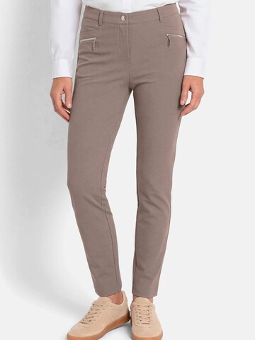 Goldner Slim fit Pants 'BELLA' in Beige