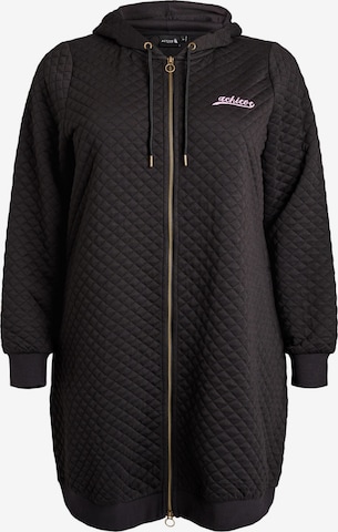 juoda Active by Zizzi Kardiganas 'Aemana': priekis