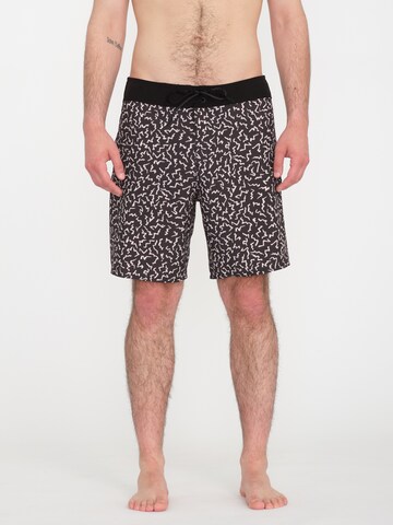 Volcom Swimming Trunks 'ASPHALT BEACH MOD 18' in Brown: front