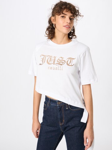 Just Cavalli - Camiseta en blanco: frente