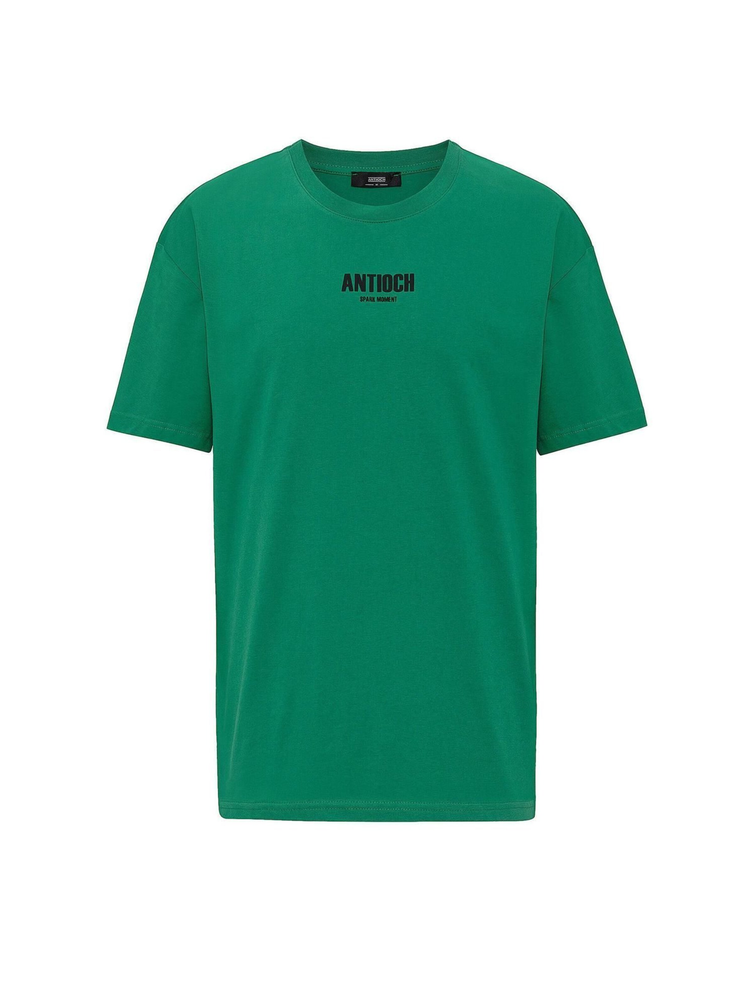 Antioch Shirt in Groen: voorkant