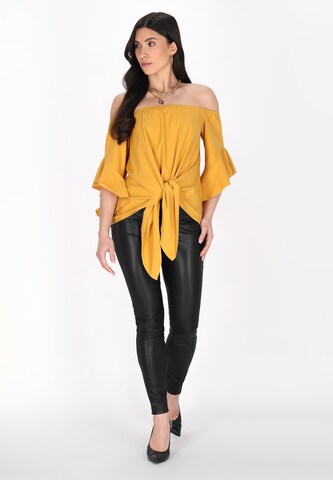 faina Blouse 'Essentials' in Yellow