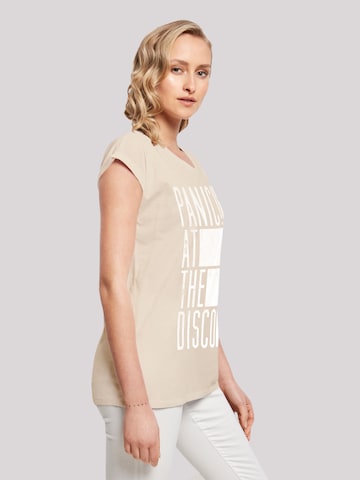 T-shirt 'Panic At The Disco Block' F4NT4STIC en beige