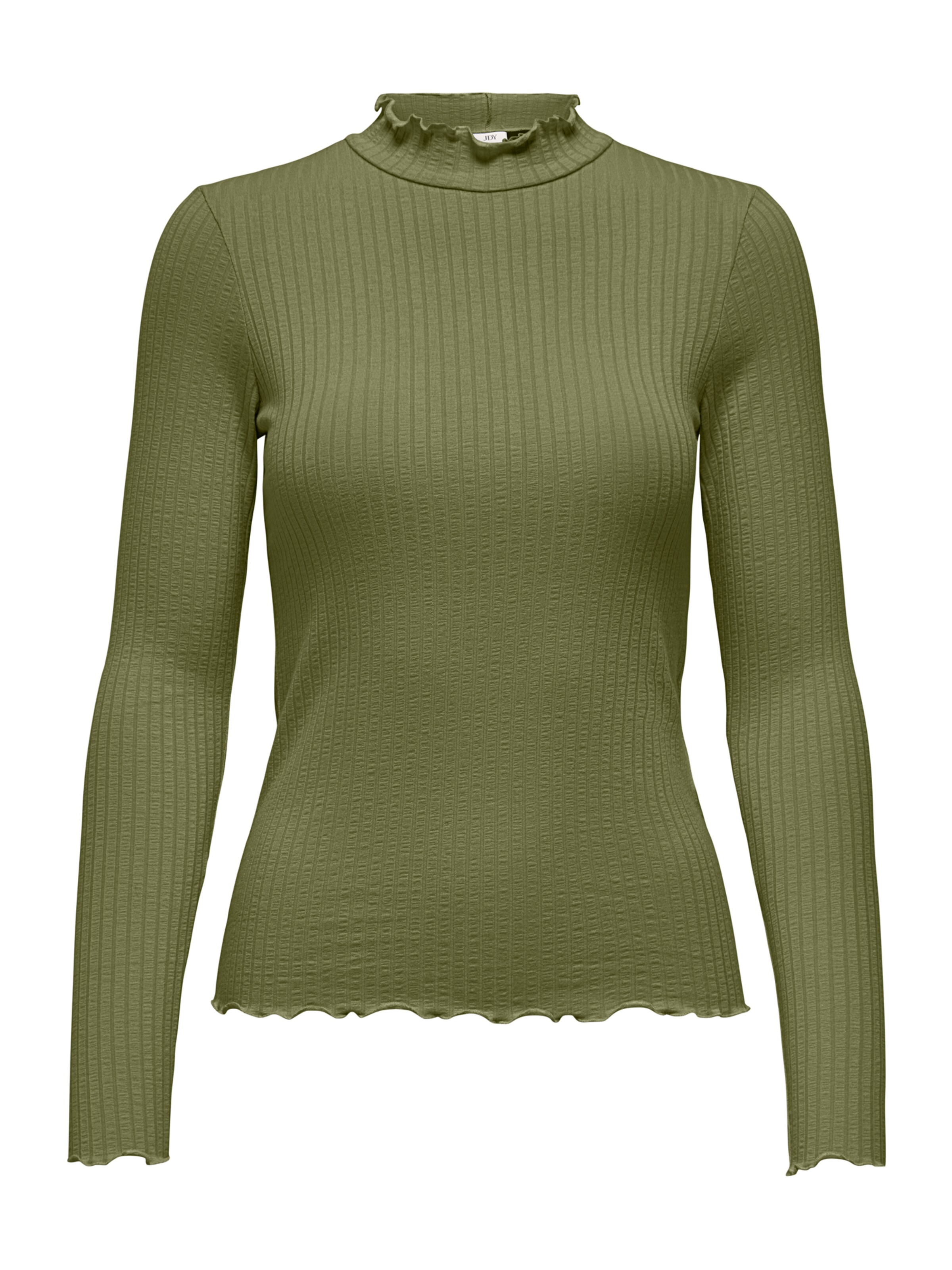 JDY Shirt 'JDYFRANSISKA' in Groen: voorkant