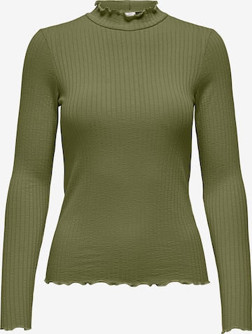 JDY Shirt 'JDYFRANSISKA' in Groen: voorkant