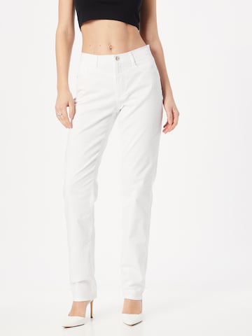 BRAX Slimfit Παντελόνι 'CAROLA' σε λευκό: μπροστά