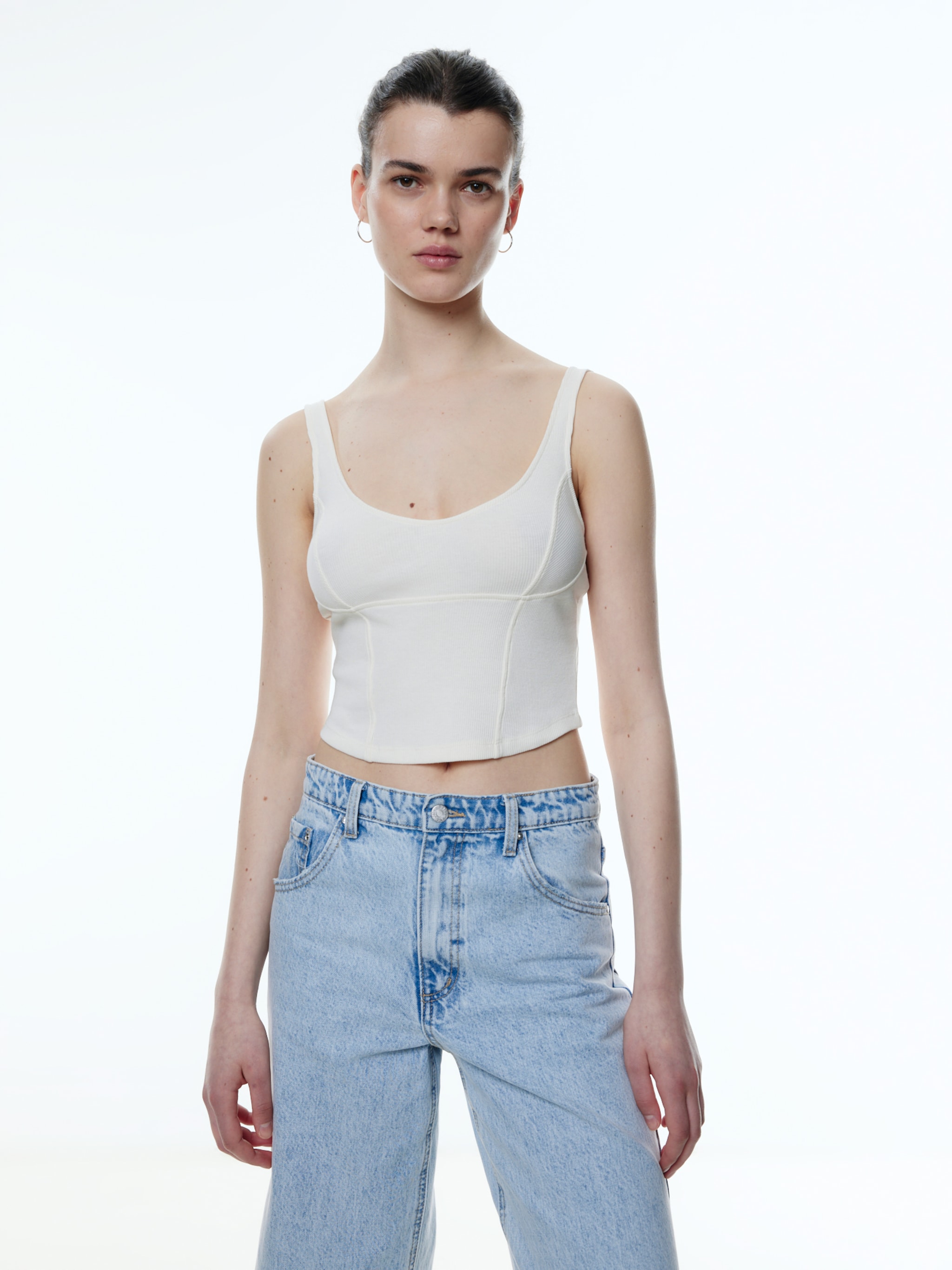 EDITED Produkte Top 'Dinah' creme