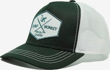 Surf Monkey - Gorra deportiva en verde: frente
