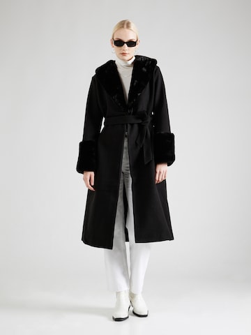 NLY by Nelly Between-Seasons Coat in Black: front