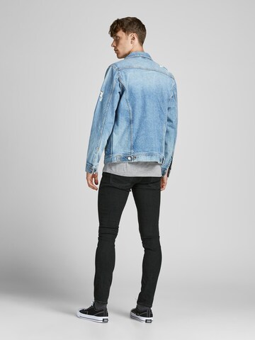 JACK & JONES Skinny Džíny 'Liam' – černá