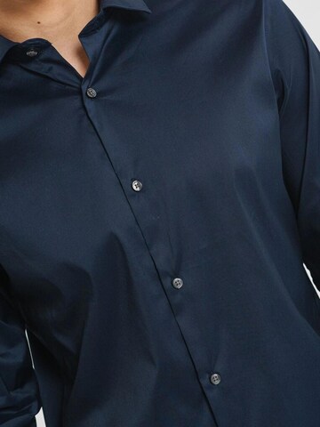 JACK & JONES Slim fit Overhemd in Blauw