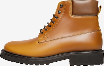 Henry Stevens Lace-Up Boots 'Barkley' in Brown