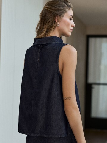 Next - Blusa 'N.Premium' en azul