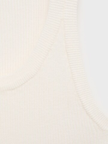 MANGO Knitted top 'RIRIN' in Beige