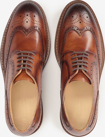 Kazar Lace-Up Shoes in Brown