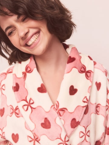 Next Банный халат длинный в Белый