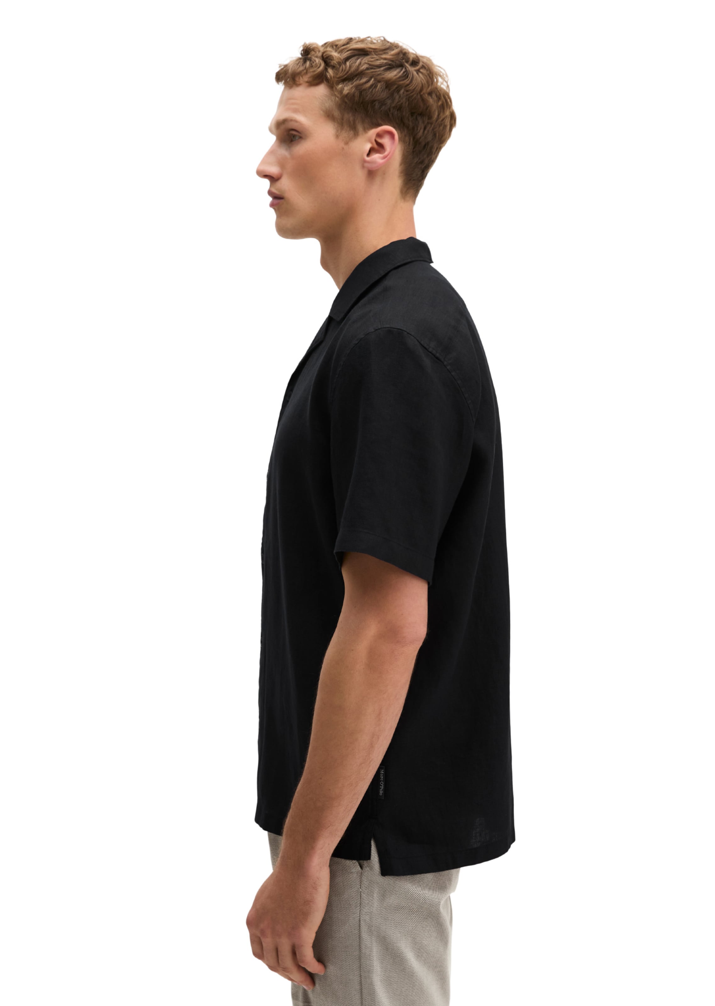Marc O'Polo Regular fit Button Up Shirt in Black