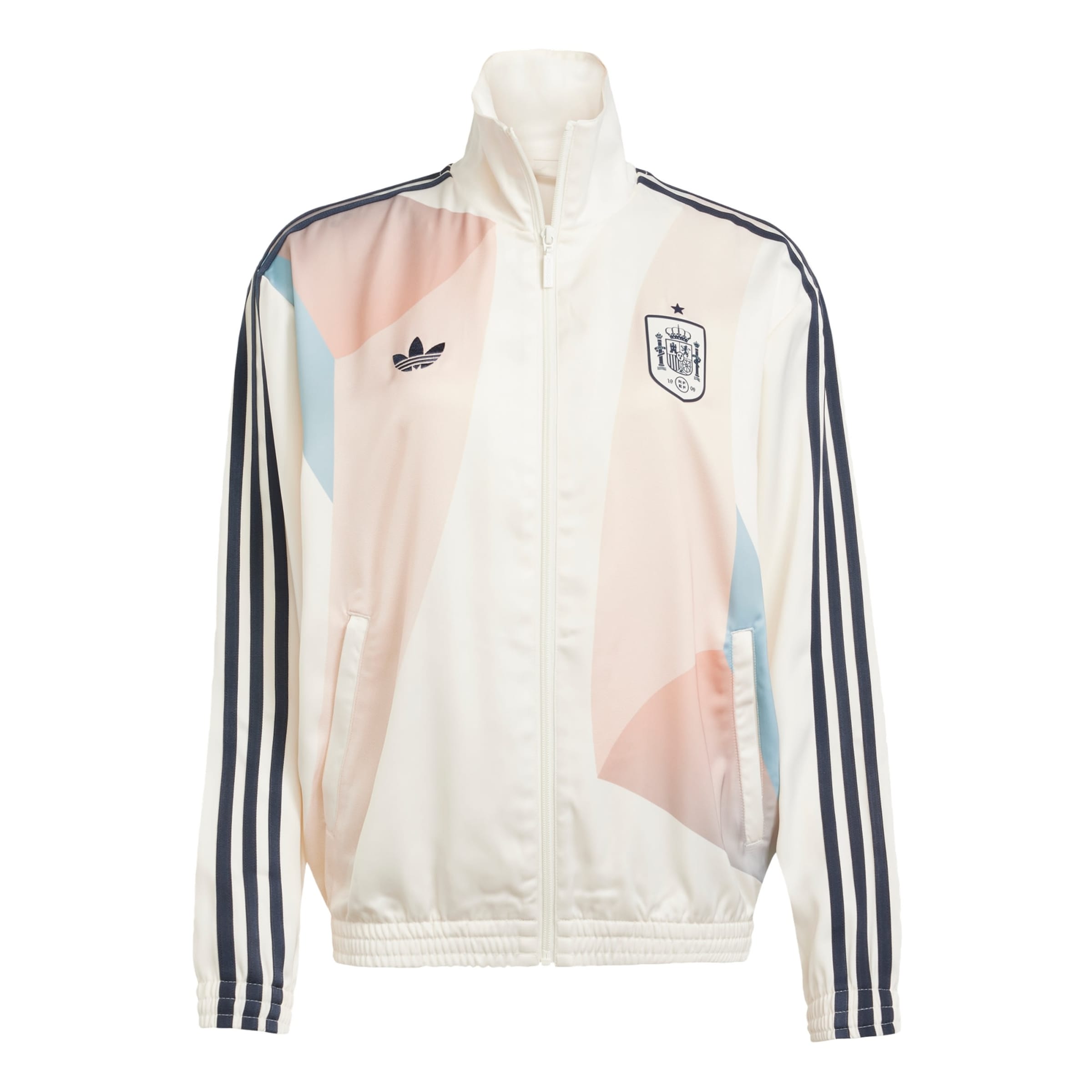 ADIDAS ORIGINALS - Sudadera con cremallera 'Spanien' en blanco: frente
