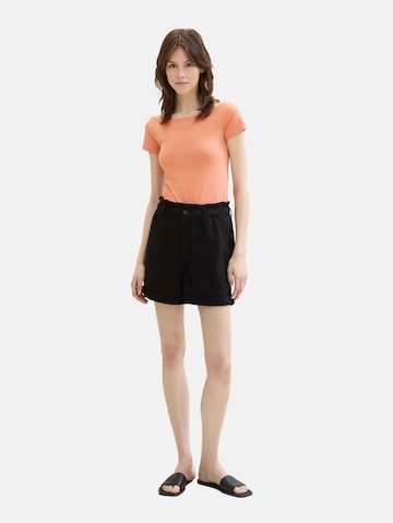 TOM TAILOR DENIM T-Shirt in Orange