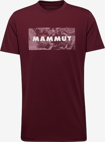 MAMMUT Funktionsshirt ‘Trovat’ in Rot: Vorderseite
