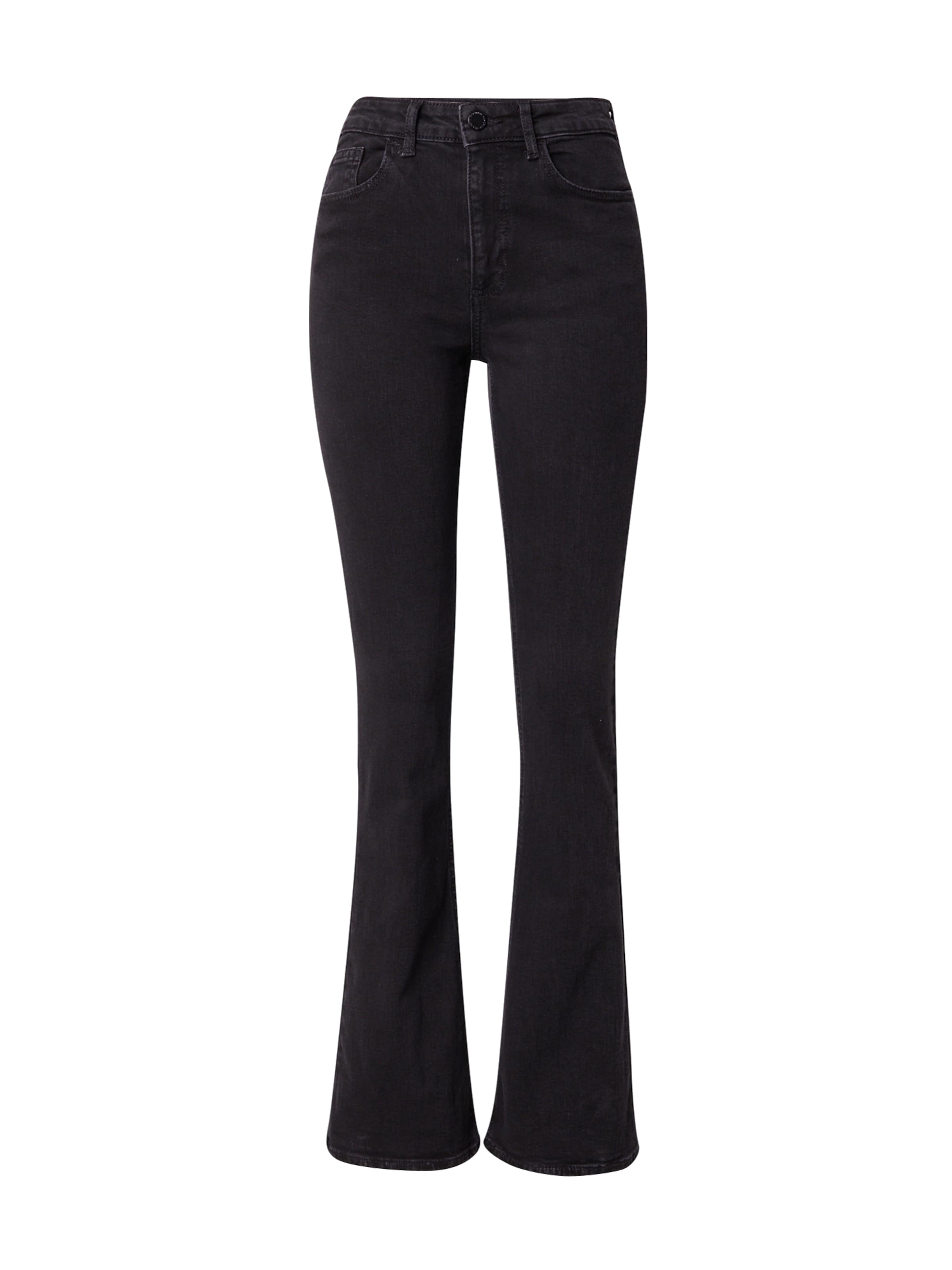 VILA Flared Jeans 'BETTY' i sort: forside