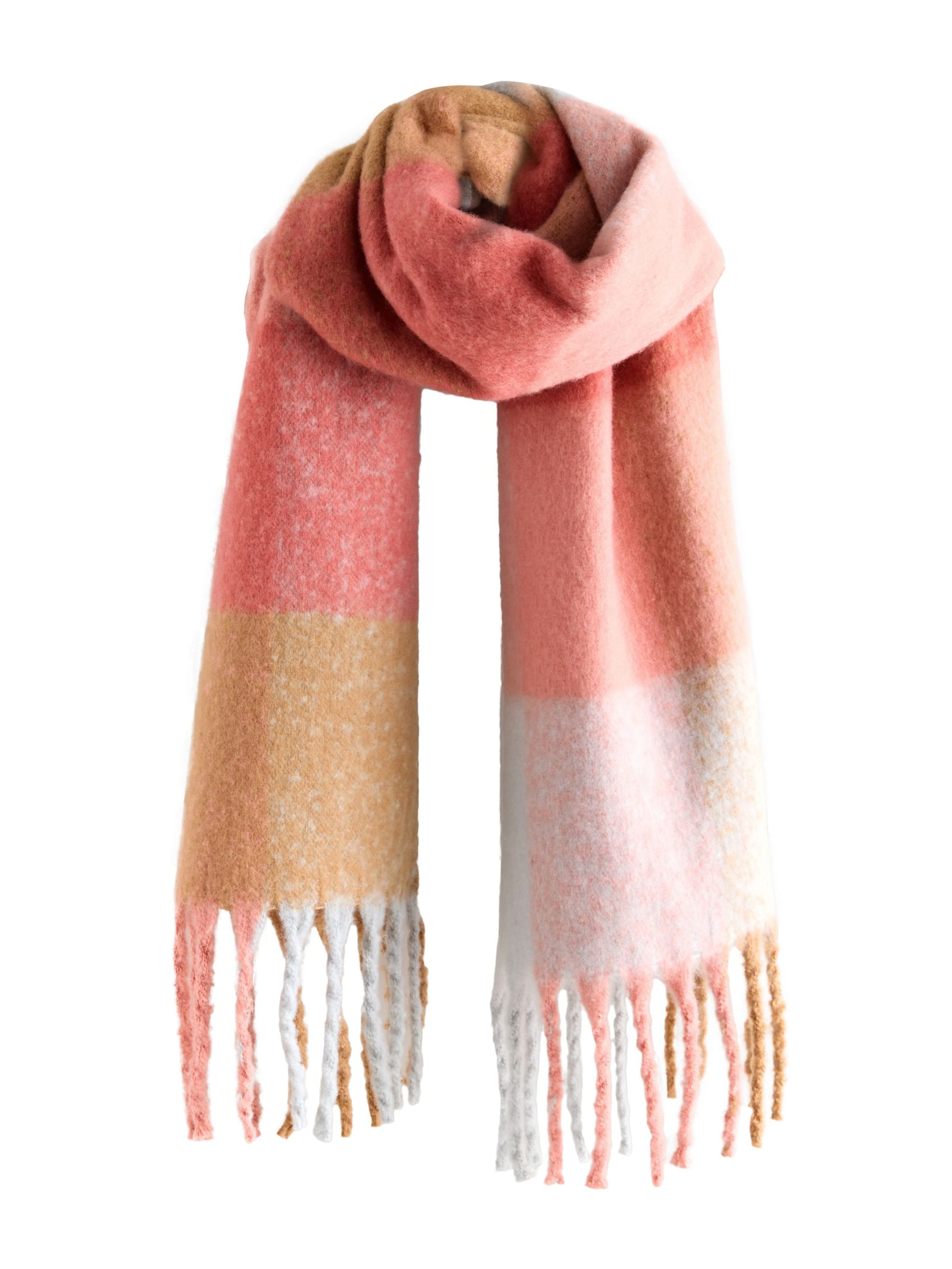 Next Šála – pink: přední strana